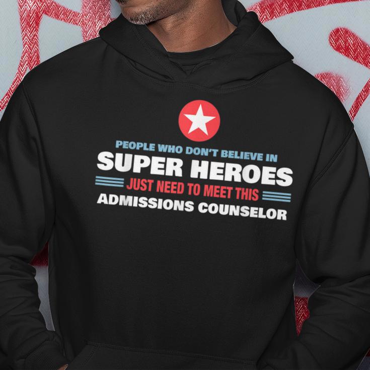 People Meet Super Hero Admissions Counselor Hoodie Unique Gifts