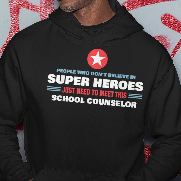 People Meet Super Hero School Counselor Hoodie Unique Gifts