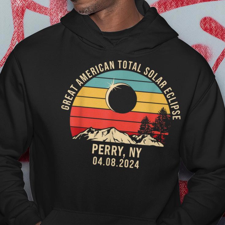 Perry Ny New York Total Solar Eclipse 2024 Hoodie Unique Gifts