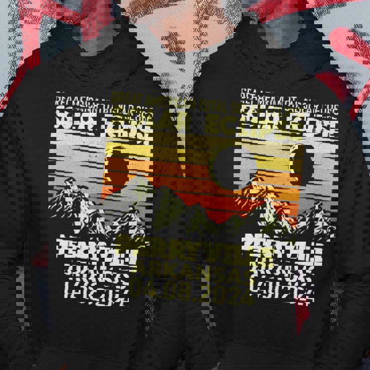 Perryville Arkansas Total Solar Eclipse 2024 Hoodie Personalized Gifts