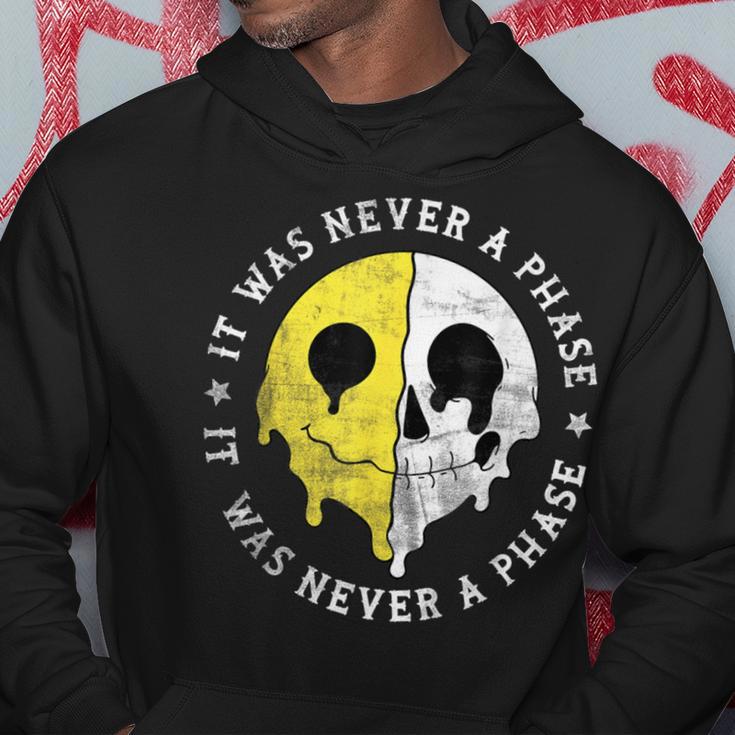 It Was Never A Phase Skeleton Vintage Concert Elder Emo Hoodie Unique Gifts