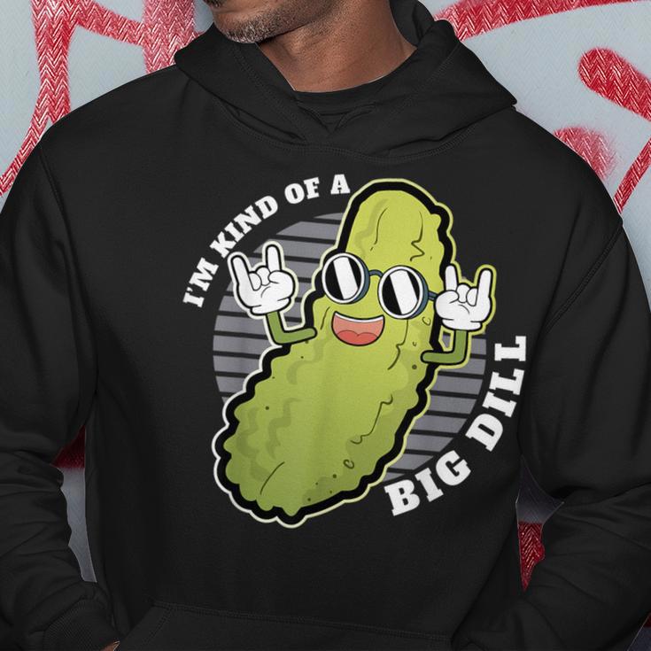 Pickle Fan Pun I'm Kinda Bill Dill Joke Hoodie Unique Gifts