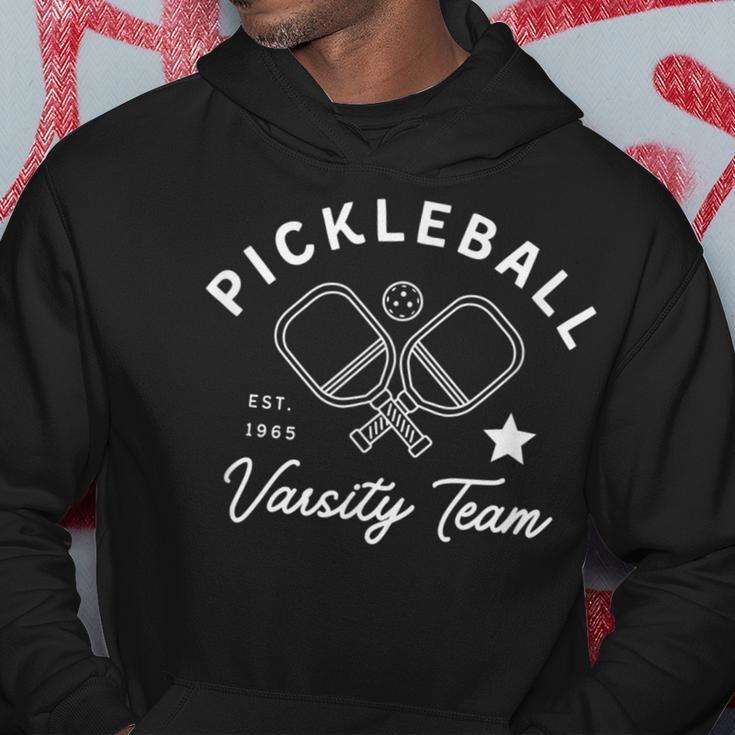 Pickleball Varsity Team Pickleball Player Hoodie Unique Gifts