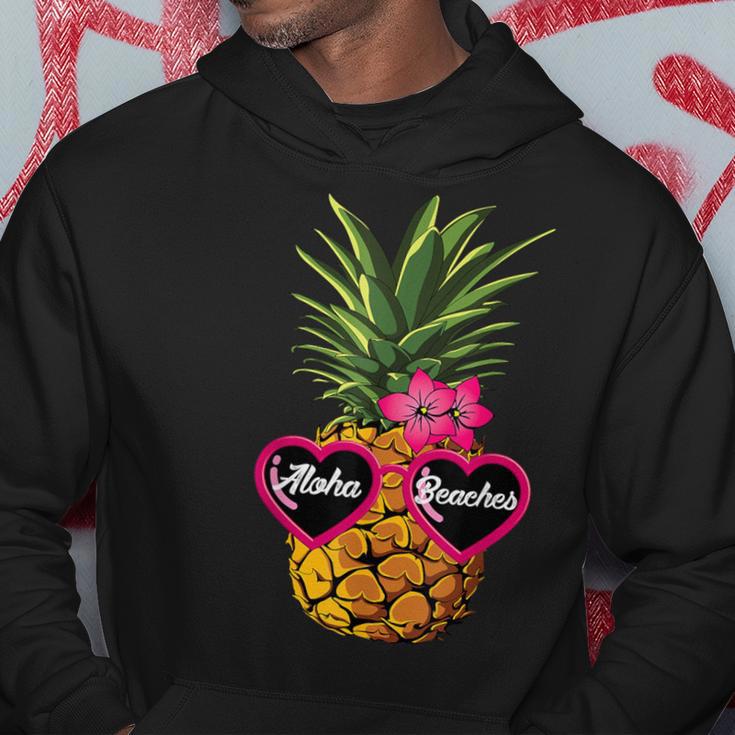 Pineapple SunglassesAloha Beaches Hawaiian Hawaii Hoodie Unique Gifts