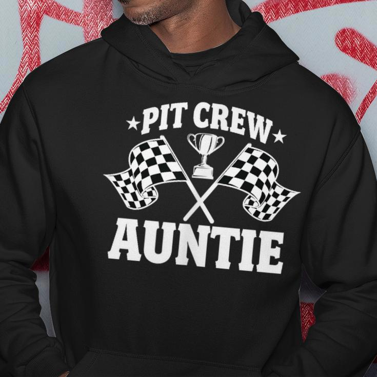 Pit Crew Auntie Race Car Birthday Party Racing Women Hoodie Unique Gifts