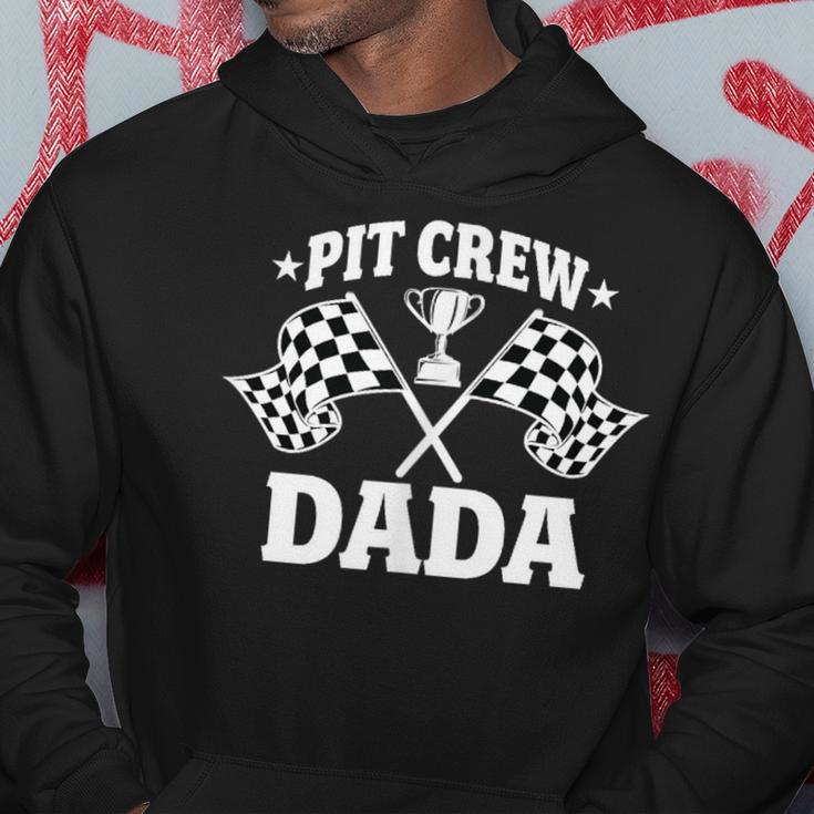 Pit Crew Dada Race Car Birthday Party Racing Men Hoodie Unique Gifts