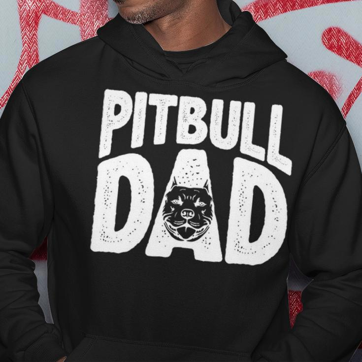 Pitbull Dad Dog Best Dog Dad Ever Mens Pitbull Hoodie Unique Gifts