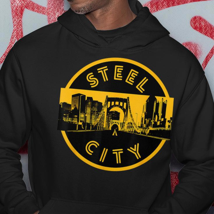 Pittsburgh Sl City Retro Skyline Bridge Pride Hoodie Unique Gifts