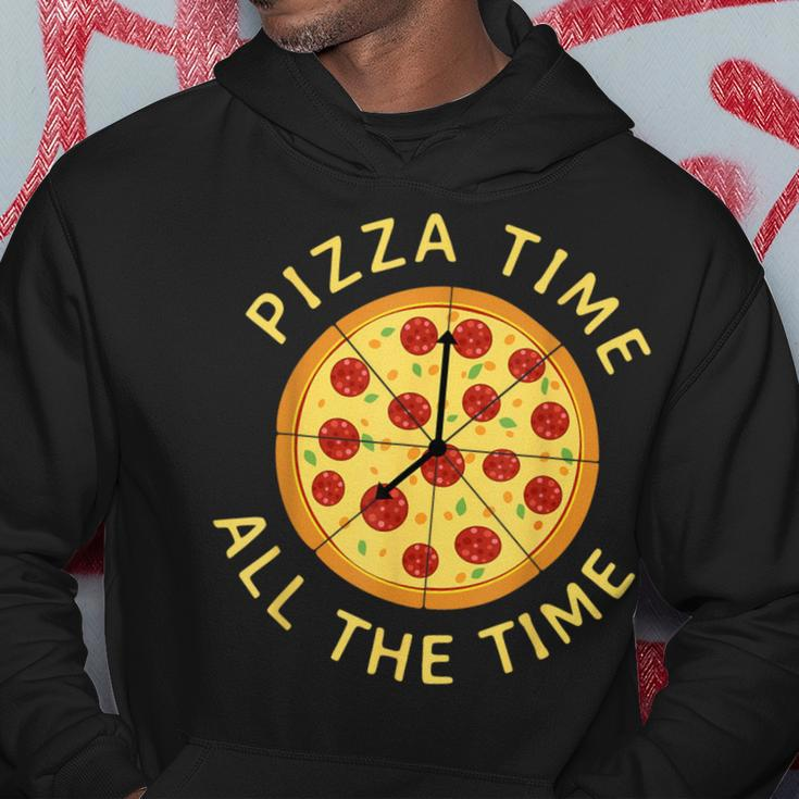 Pizza Time All The Time Pizza Lover Pizzeria Foodie Hoodie Lustige Geschenke