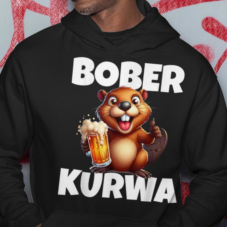 Polen Bober Kurwa Meme Bóbr Kurwa Polnisch Bier Bober Hoodie Lustige Geschenke