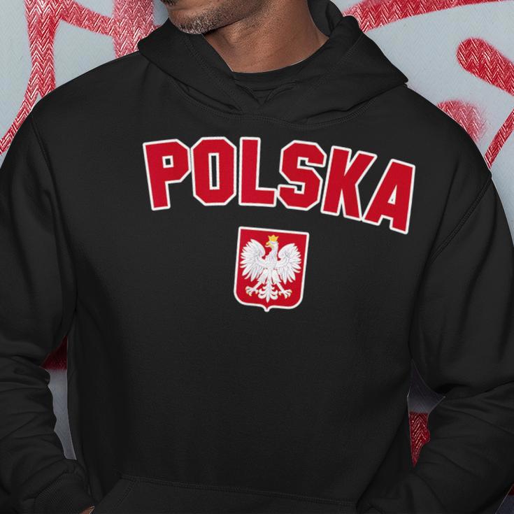 Polen Polska Flagge Adler Damen Herren Kinder Polska Kapuzenpullover Lustige Geschenke