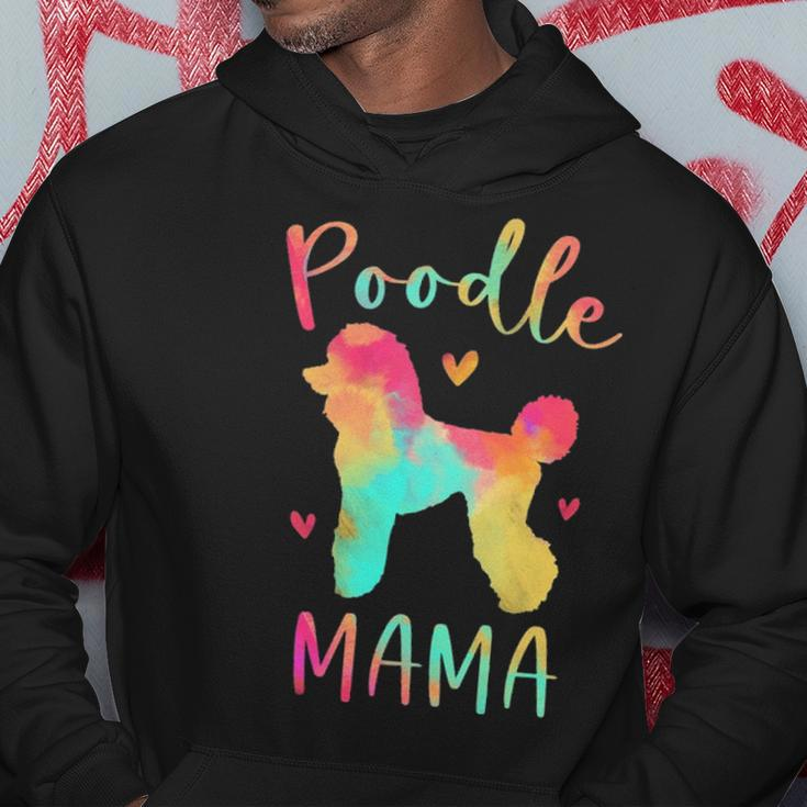 Poodle Mama Colorful Poodle Dog Mom Hoodie Unique Gifts
