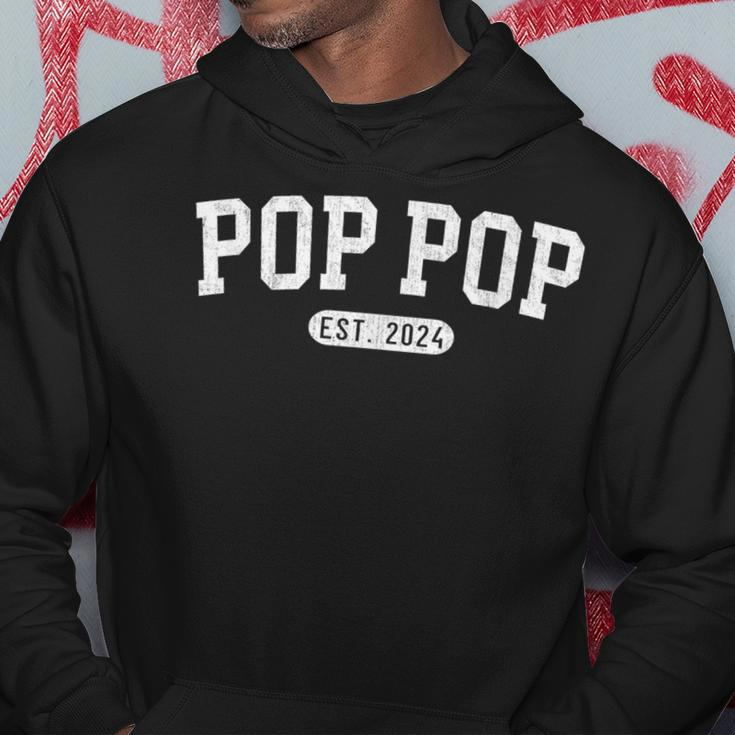 Pop Pop Est 2024 Pop Pop To Be New Pop Pop Hoodie Unique Gifts