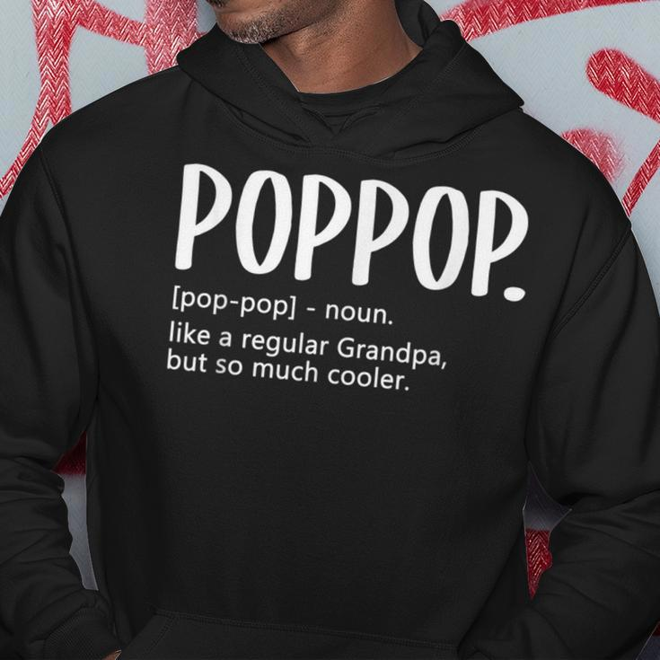 Poppop For Fathers Day Regular Grandpa Poppop Hoodie Personalized Gifts
