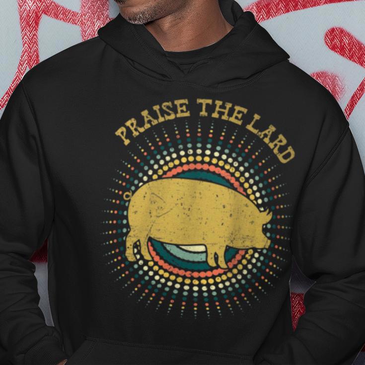 Praise The Lard Bbq Pig & Hog Lovers Vintage Hoodie Unique Gifts