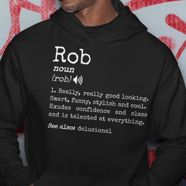 Prank First Name Dictionary Meaning Rob Definition Hoodie Funny Gifts
