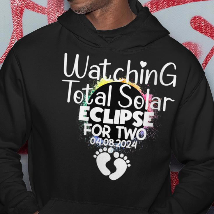 Pregnancy Announcement Total Solar Eclipse April 8 2024 Hoodie Funny Gifts