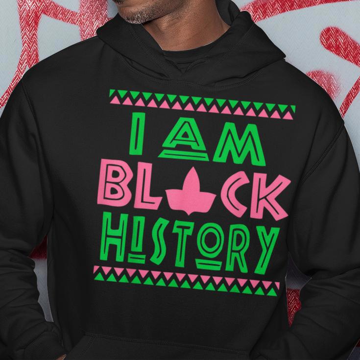 Pretty Cute Pink-Green I Am Black History Aka Hoodie Unique Gifts