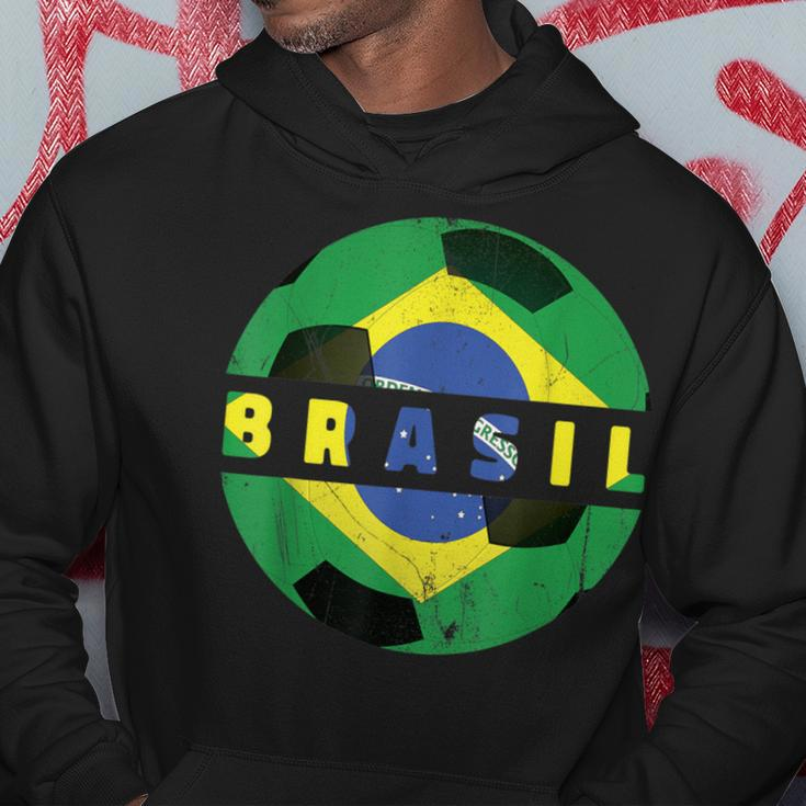 Projeto Do Brasil De Futebol Brazil Flag Soccer Team Fan Hoodie Unique Gifts