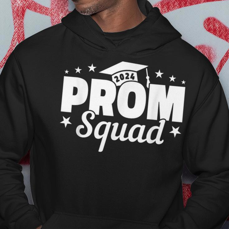 Prom Squad 2024 Graduate Prom Class Of 2024 Hoodie Funny Gifts
