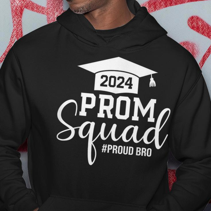 Prom Squad 2024 Graduation Prom Class Of 2024 Proud Brother Hoodie Personalized Gifts