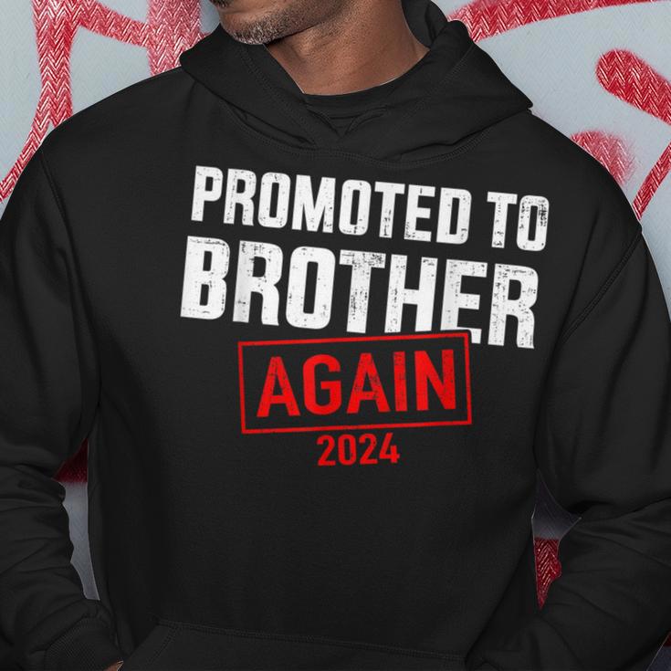 Promoted To Big Brother 2024 Again For New Baby Shower Hoodie Unique Gifts