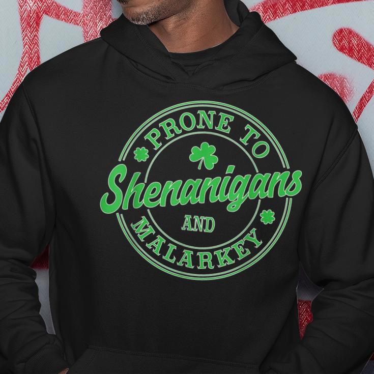 Prone To Shenanigans And Malarkey Hoodie Funny Gifts