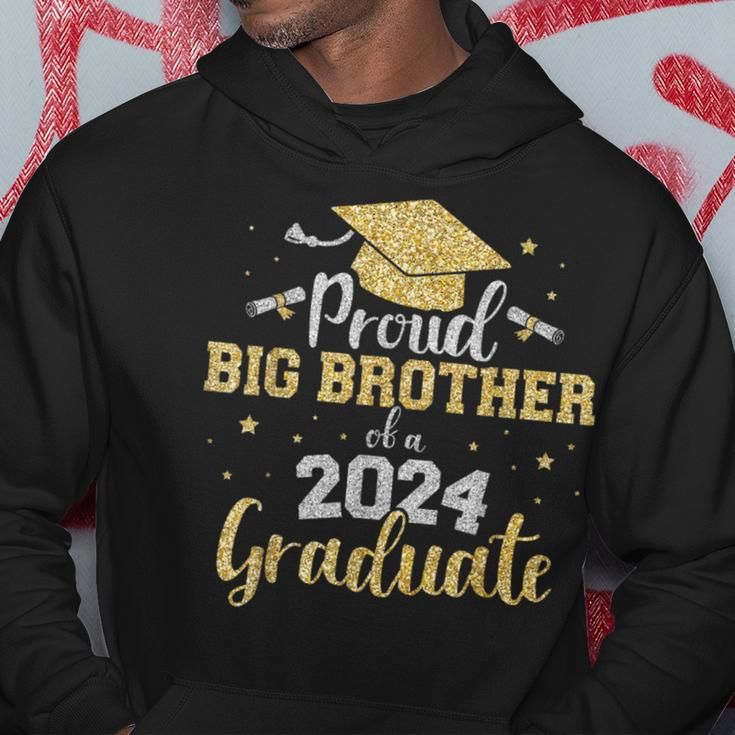 Proud Big Brother Class Of 2024 Graduate Senior Graduation Hoodie Personalized Gifts