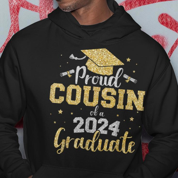 Proud Cousin Of A Class Of 2024 Graduate Senior Graduation Hoodie Funny Gifts