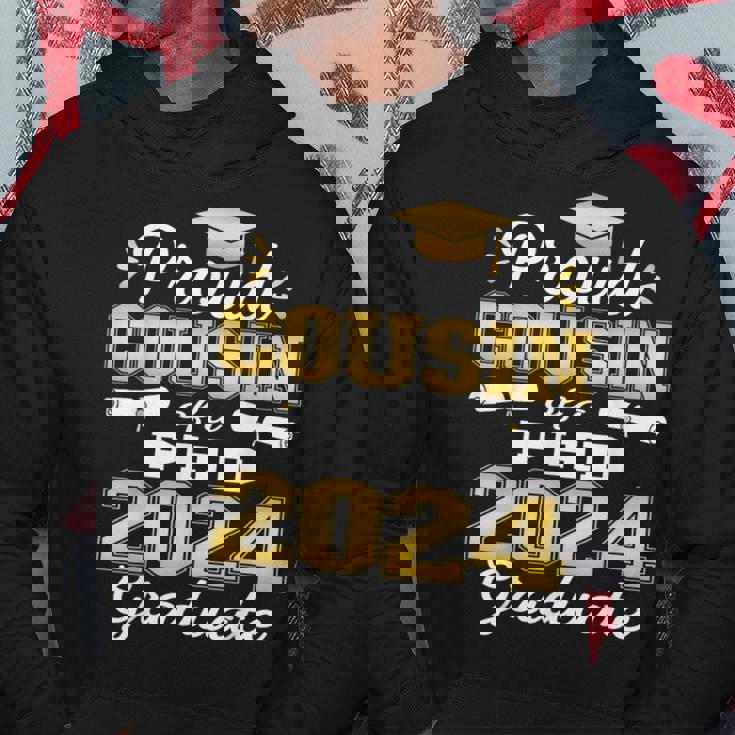 Proud Cousin Class Of 2024 Phd Graduate Doctorate Graduation Hoodie Personalized Gifts