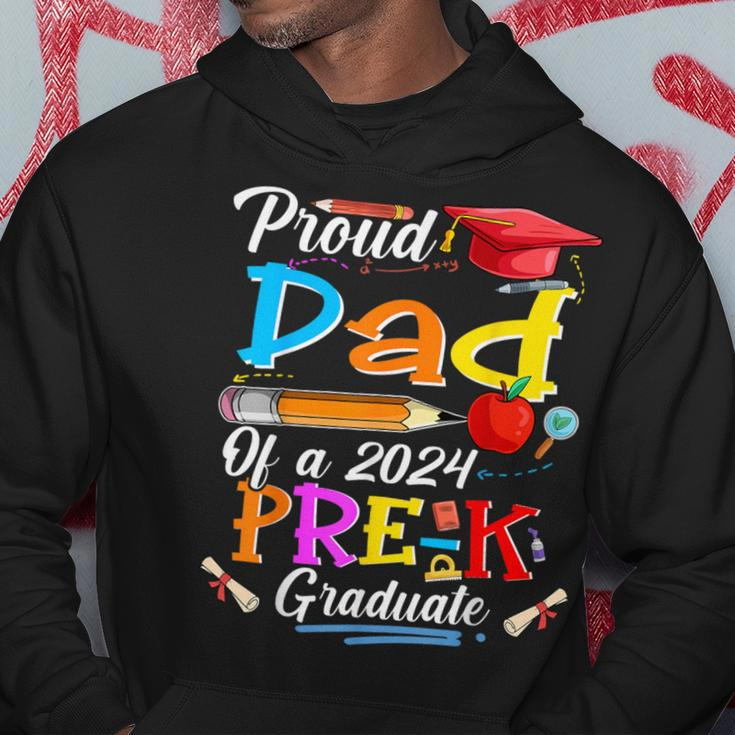 Proud Dad Of A 2024 Pre-K Graduate Family Lover Hoodie Unique Gifts