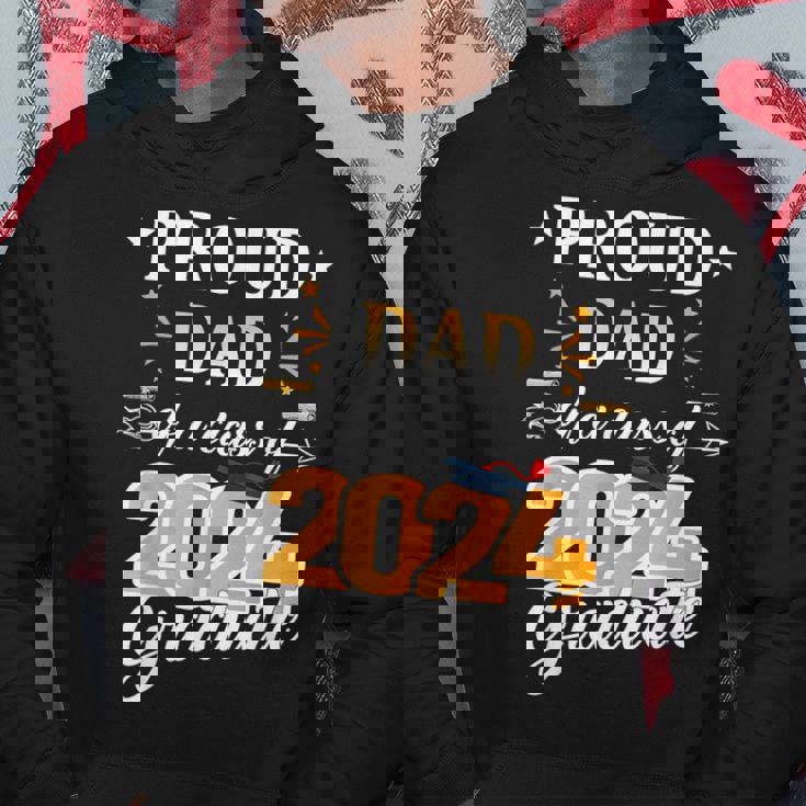 Proud Dad Of A 2024 Senior Graduate Grad 2024 Hoodie Funny Gifts