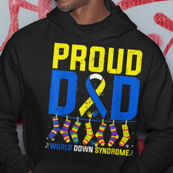 Proud Father World Down Syndrome Dad 2024 Hoodie Funny Gifts