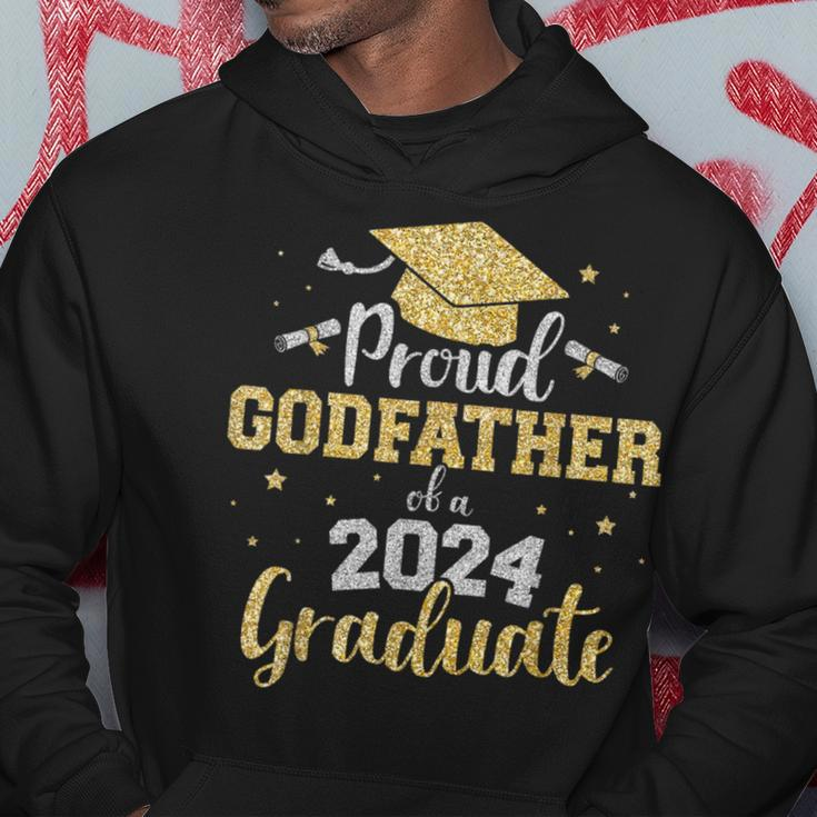 Proud Godfather Of Class Of 2024 Graduate Senior Graduation Hoodie Personalized Gifts