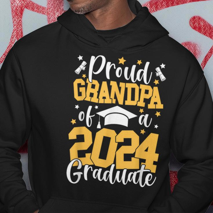 Proud Grandpa Of A Class Of 2024 Graduate Matching Family Hoodie Funny Gifts