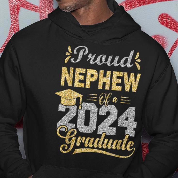 Proud Nephew Of A 2024 Graduate Graduation Senior 2024 Hoodie Funny Gifts