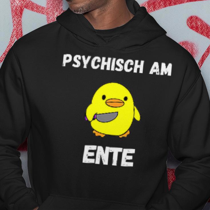 Psychisch Am Ente Witzige Süsse Geschenkidee Mann Frau Hoodie Lustige Geschenke