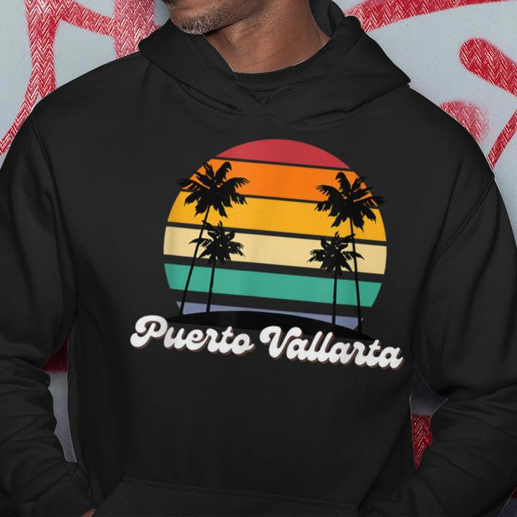 Puerto Vallarta Retro Vintage 70S 80S Beach Summer Sun Fun Hoodie Personalized Gifts