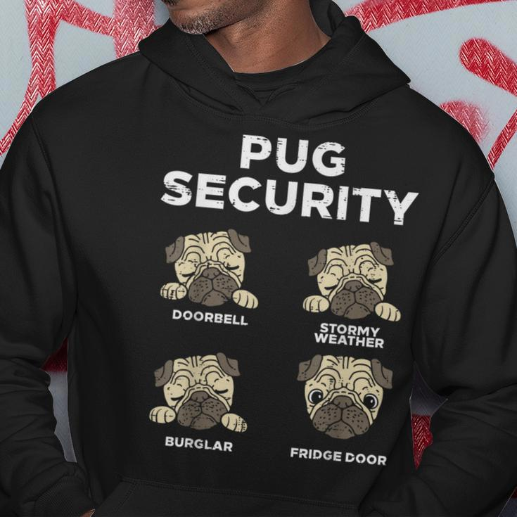 Pug Security Animal Pet Dog Lover Owner Women Hoodie Unique Gifts