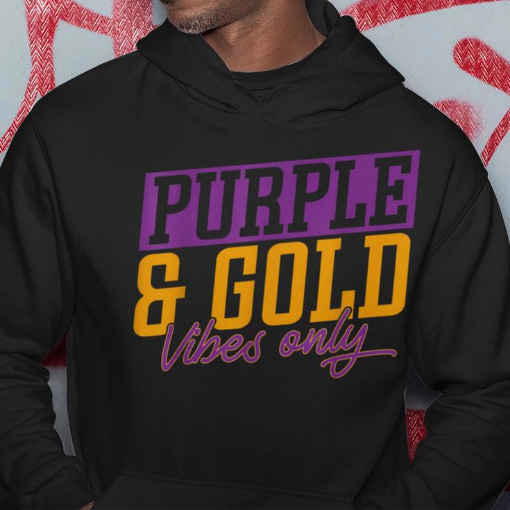 Purple And Gold Vibes Hoodie Unique Gifts