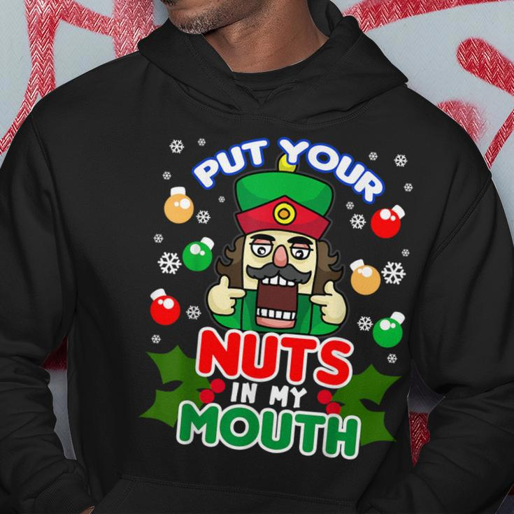 Put Your Nuts In My Mouth Naughty Nutcracker Hoodie Unique Gifts
