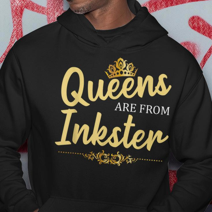 Queens Are From Inkster Mi Michigan Home Roots Hoodie Unique Gifts