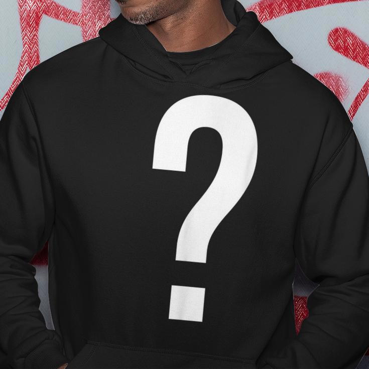 Question Mark Symbol Punctuation Mark Hoodie Lustige Geschenke