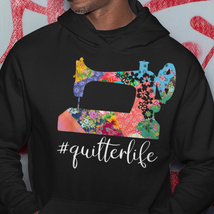 Quilter Life Quilting Saying Quote Hoodie Unique Gifts