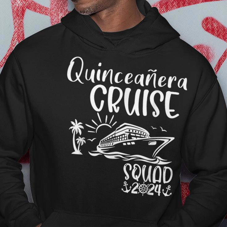 Quinceañera Cruise Squad 2024 Holiday Trip Family Matching Hoodie Personalized Gifts