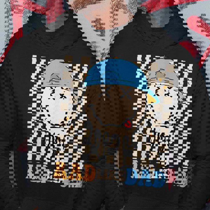 Rad Like Dad Hippie Face Check Dad Son Daughter Father's Day Hoodie Unique Gifts