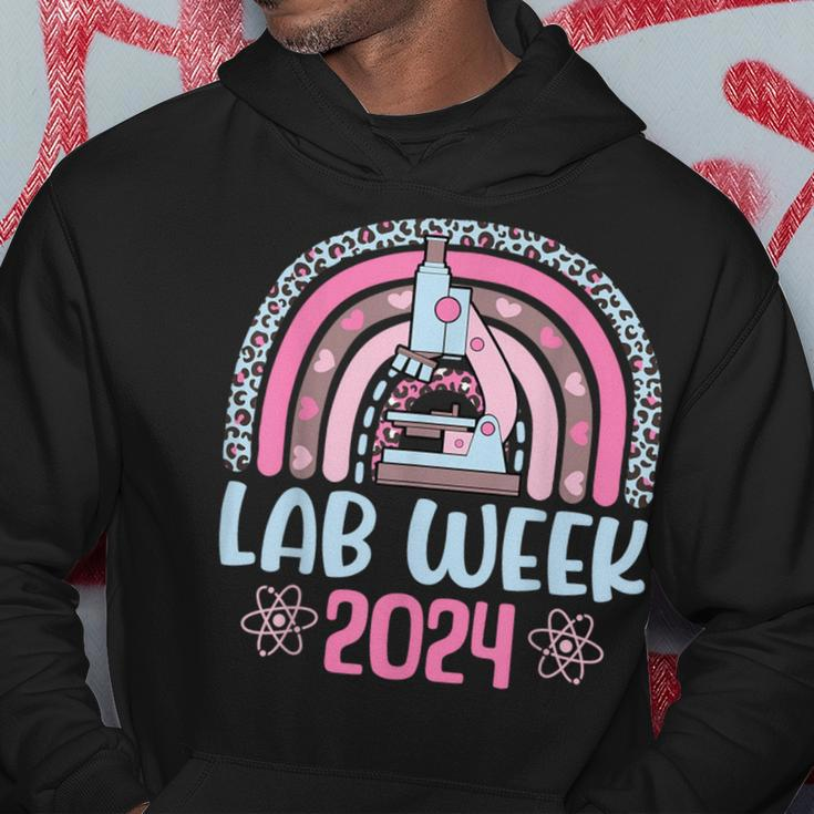 Rainbow Lab Week 2024 Laboratory Tech Technologist Hoodie Unique Gifts