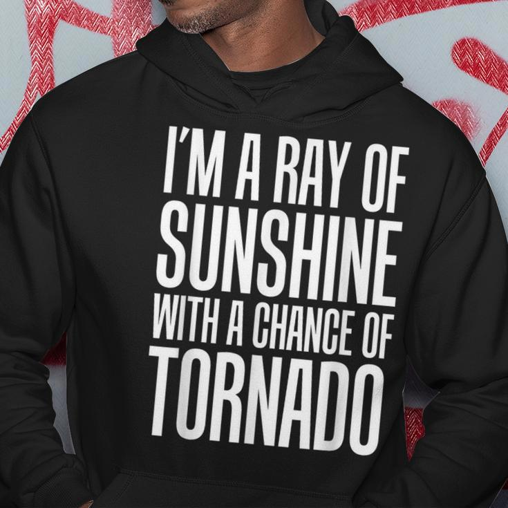 Ray Of Sunshine With A Chance Of Tornado Hoodie Unique Gifts