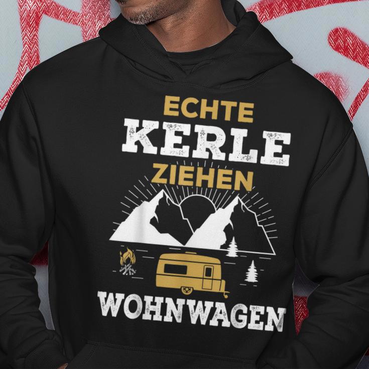 Real Kerle Ziehen Caravan Camping Motorhome Tent S Hoodie Lustige Geschenke