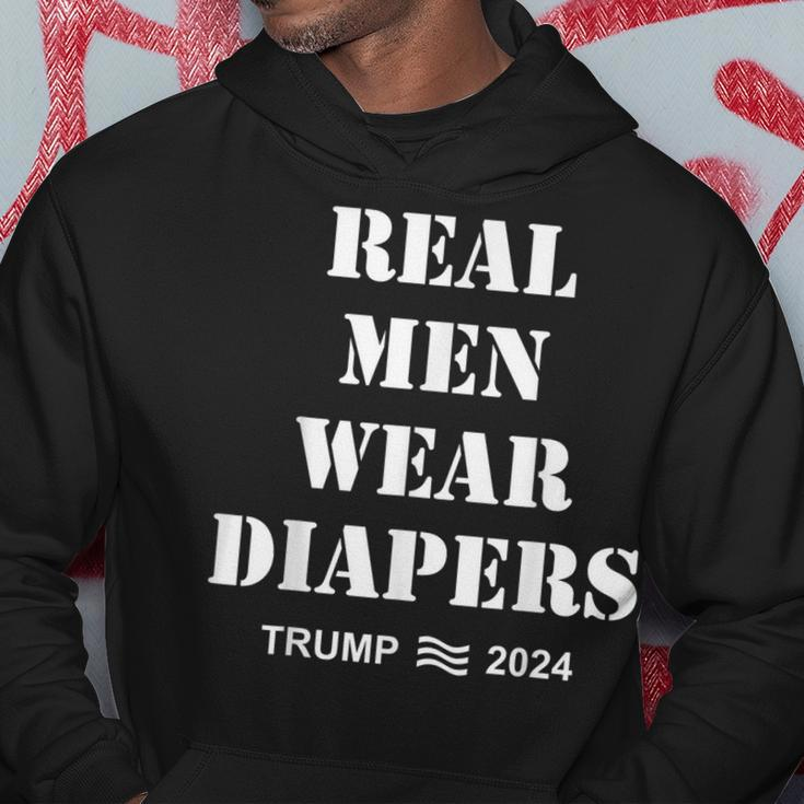 Real Wear Diapers Trump 2024 Wear Diapers Hoodie Personalized Gifts